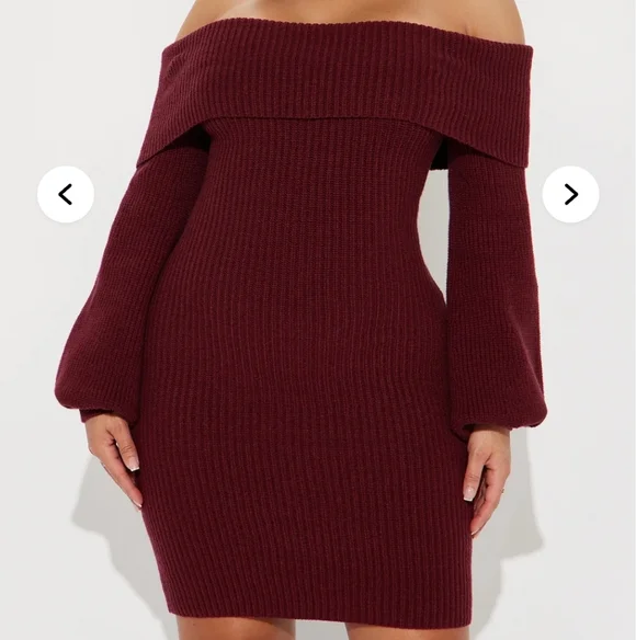 Fashion Nova Sweater Dress - Picture 2 of 6